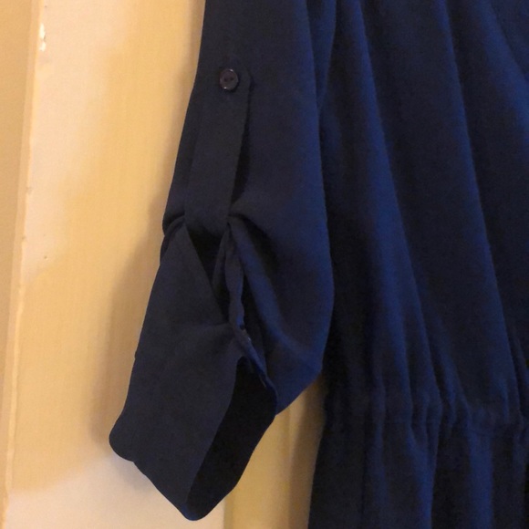 Naked Zebra roll up sleeve shirt dress size: S - Picture 3 of 6